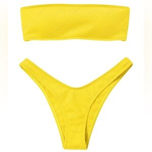 Yellow Zaful Bikini
